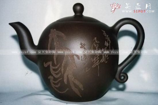 紫砂壶图片：龙飞凤武 - 宜兴紫砂壶网