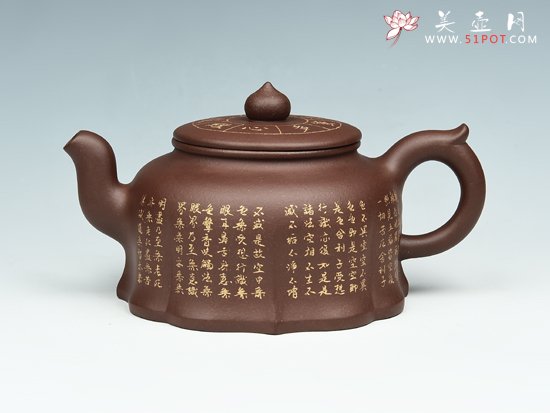 紫砂壶图片：平地莲花 - 宜兴紫砂壶网