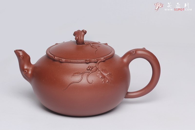 紫砂壶图片：缠枝葡萄 - 宜兴紫砂壶网