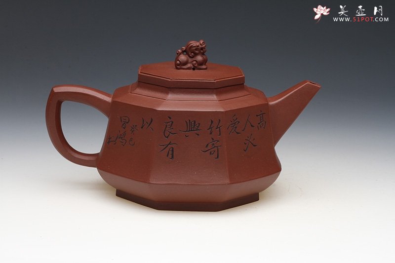 紫砂壶图片：八方柱礎 - 宜兴紫砂壶网