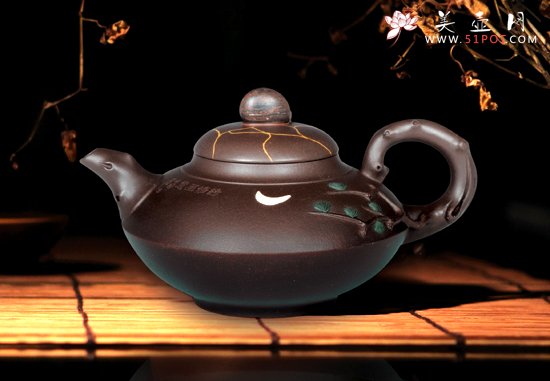 紫砂壶图片：20 诗情画意 - 宜兴紫砂壶网