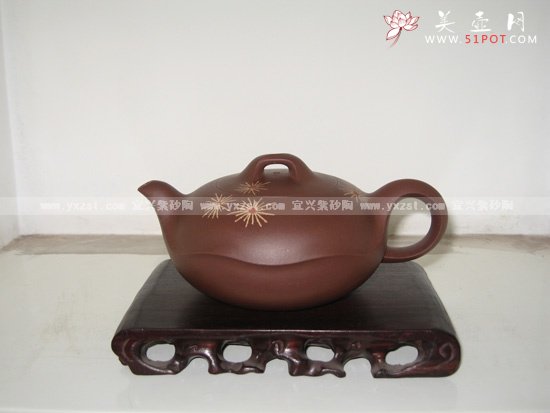 紫砂壶图片：山花烂漫 - 宜兴紫砂壶网