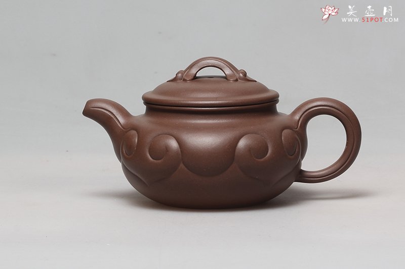 紫砂壶图片：仿古如意 - 宜兴紫砂壶网