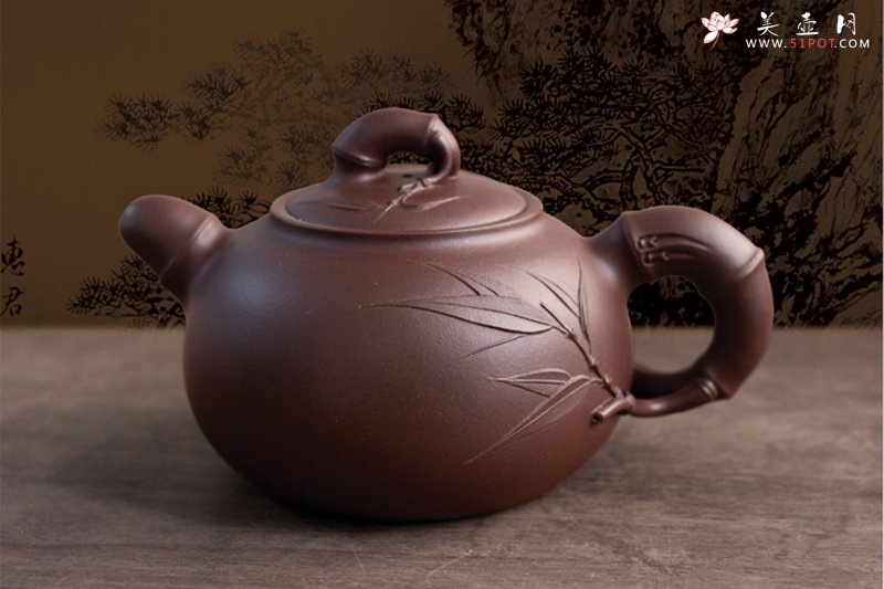 紫砂壶图片：汉竹 - 宜兴紫砂壶网