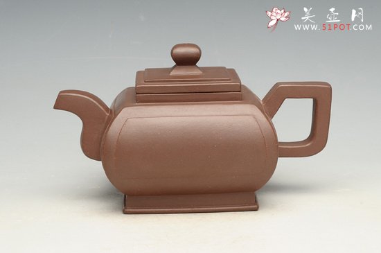 紫砂壶图片：四方 - 宜兴紫砂壶网