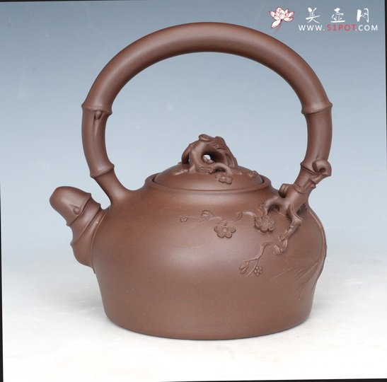 紫砂壶图片：梅竹双清 - 宜兴紫砂壶网
