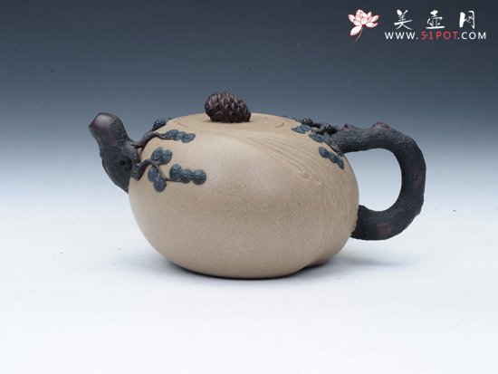 紫砂壶图片：劲松 - 宜兴紫砂壶网