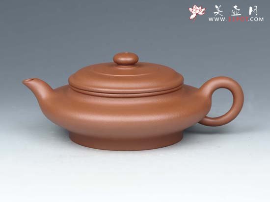 紫砂壶图片：虚扁 - 宜兴紫砂壶网