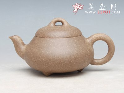 紫砂壶图片：汉棠石瓢 - 宜兴紫砂壶网