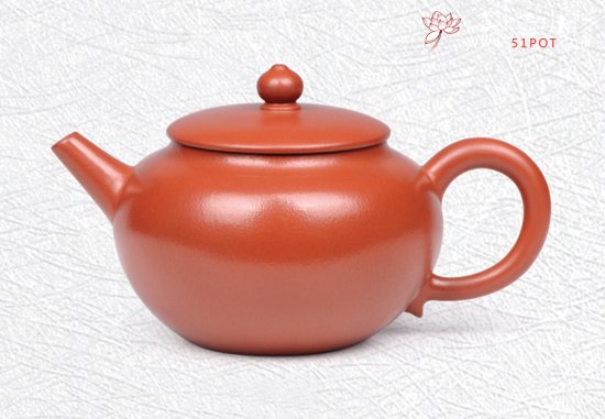 紫砂壶图片：平盖如意 - 宜兴紫砂壶网