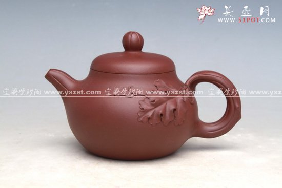 紫砂壶图片：青叶 - 宜兴紫砂壶网