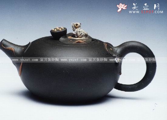 紫砂壶图片：荷塘情趣1 - 宜兴紫砂壶网