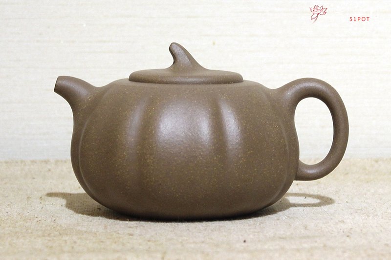 紫砂壶图片：南瓜 - 宜兴紫砂壶网