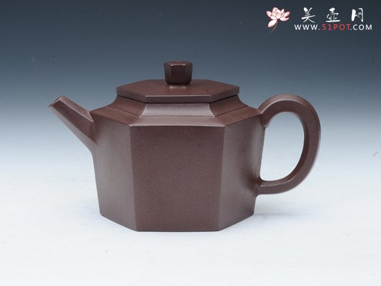 紫砂壶图片：六方汲直 - 宜兴紫砂壶网