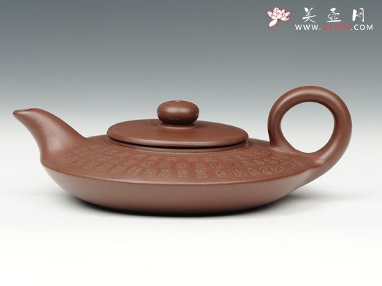 紫砂壶图片：虚扁 - 宜兴紫砂壶网