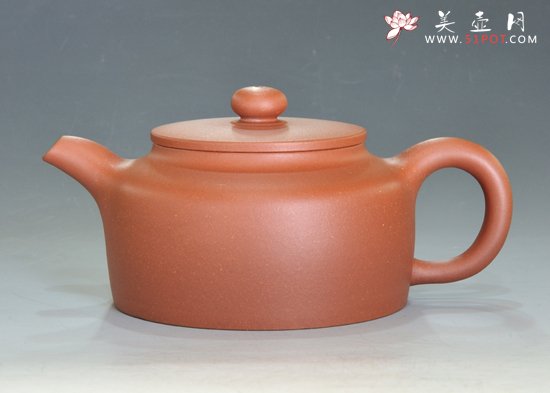 紫砂壶图片：平盖莲子 - 宜兴紫砂壶网