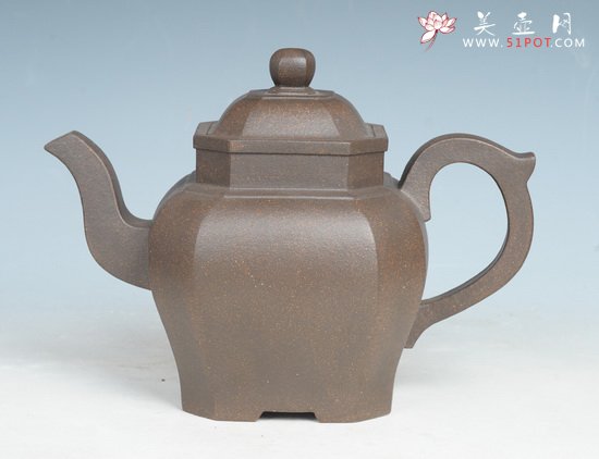 紫砂壶图片：六方鼎壶 - 宜兴紫砂壶网