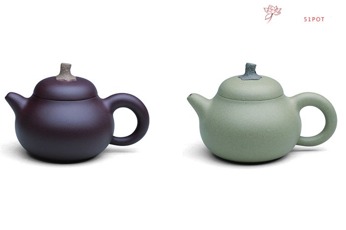 紫砂壶图片：双色茄段 - 宜兴紫砂壶网