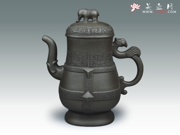 紫砂壶图片：龙凤呈祥 - 宜兴紫砂壶网