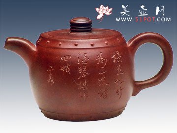 紫砂壶图片：鼓型壶 - 宜兴紫砂壶网