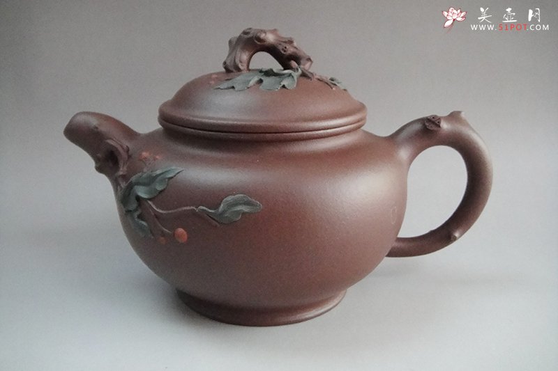 紫砂壶图片：毛桃 - 宜兴紫砂壶网