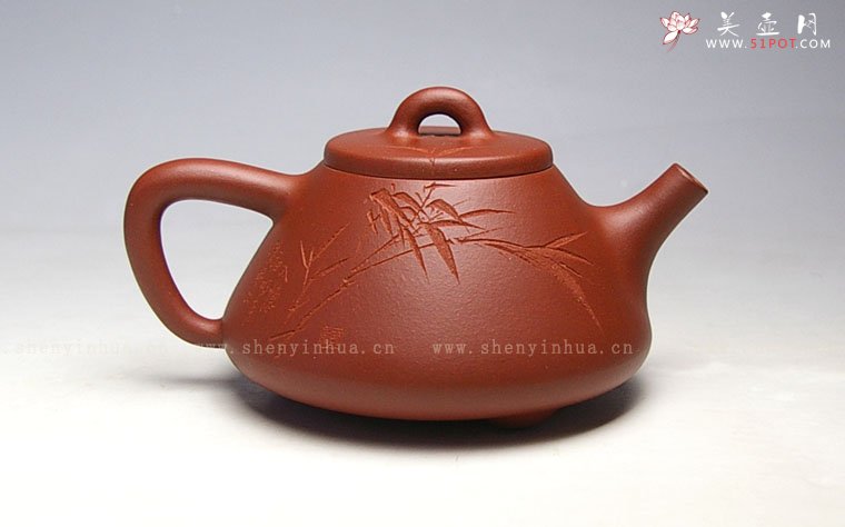 紫砂壶图片：子冶石瓢 - 宜兴紫砂壶网