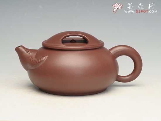 紫砂壶图片：牛气冲天 容量：320 - 宜兴紫砂壶网