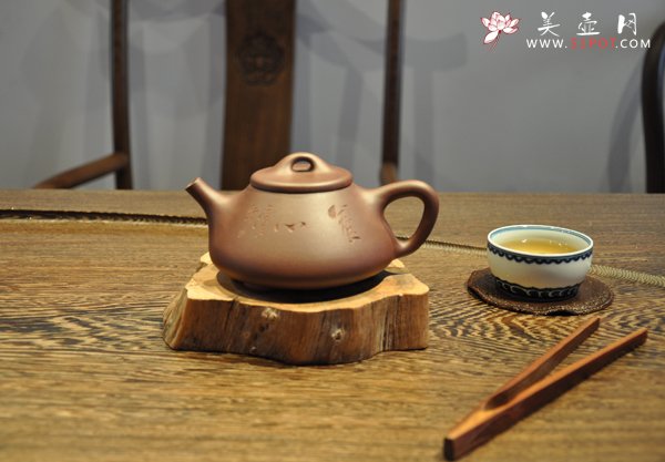 紫砂壶图片：石 瓢 - 宜兴紫砂壶网