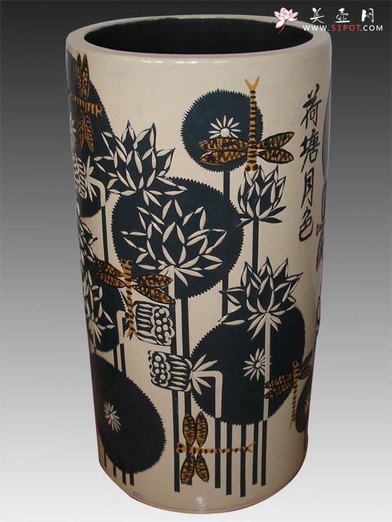 紫砂壶图片：荷塘月色 - 宜兴紫砂壶网