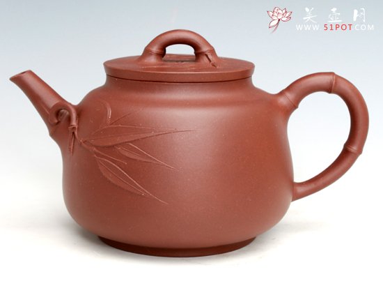 紫砂壶图片：大秀竹 - 宜兴紫砂壶网