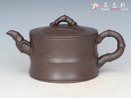 紫砂壶图片：竹段 - 宜兴紫砂壶网