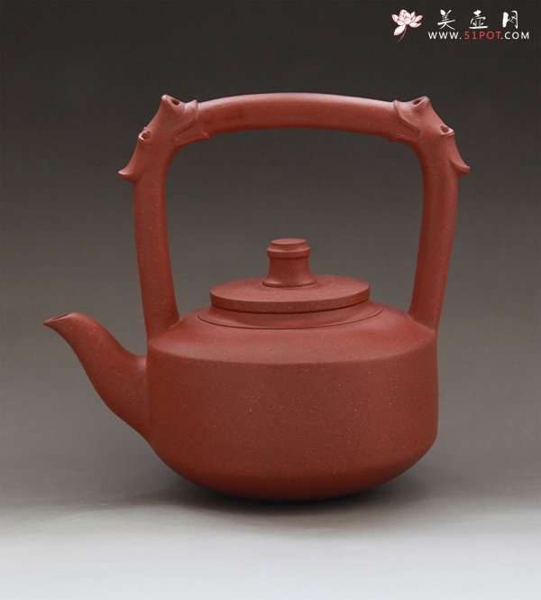 紫砂壶图片：双龙捉梁 - 宜兴紫砂壶网