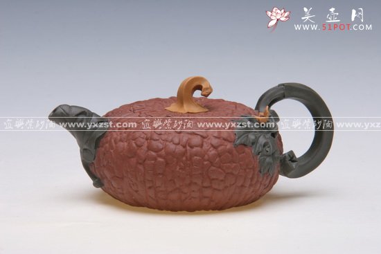 紫砂壶图片：金苓南瓜 - 宜兴紫砂壶网