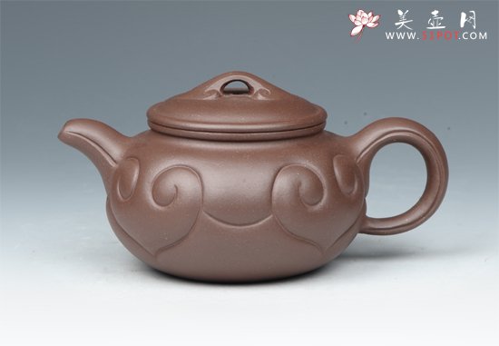 紫砂壶图片：如意仿古壶 - 宜兴紫砂壶网