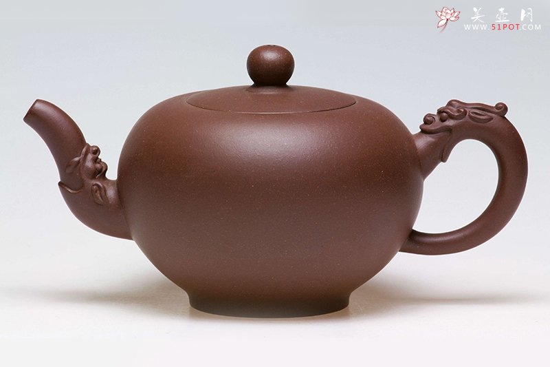 紫砂壶图片：双龙壶 - 宜兴紫砂壶网