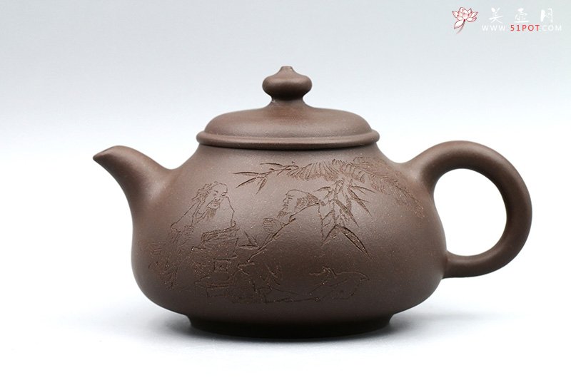 紫砂壶图片：闲趣壶 - 宜兴紫砂壶网