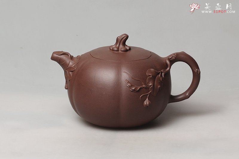 紫砂壶图片：南瓜 - 宜兴紫砂壶网