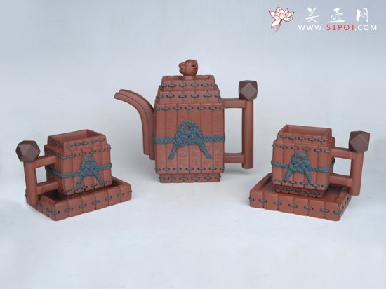 紫砂壶图片：行军篇――第九篇  泥料：清水泥 ... - 宜兴紫砂壶网