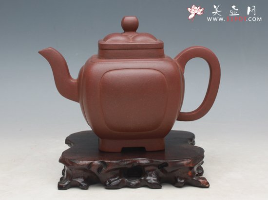 紫砂壶图片：四方菱花 - 宜兴紫砂壶网