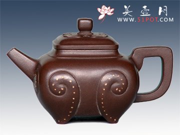 紫砂壶图片：四方如意 - 宜兴紫砂壶网