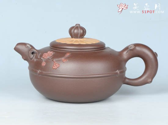 紫砂壶图片：梅兰菊香 - 宜兴紫砂壶网