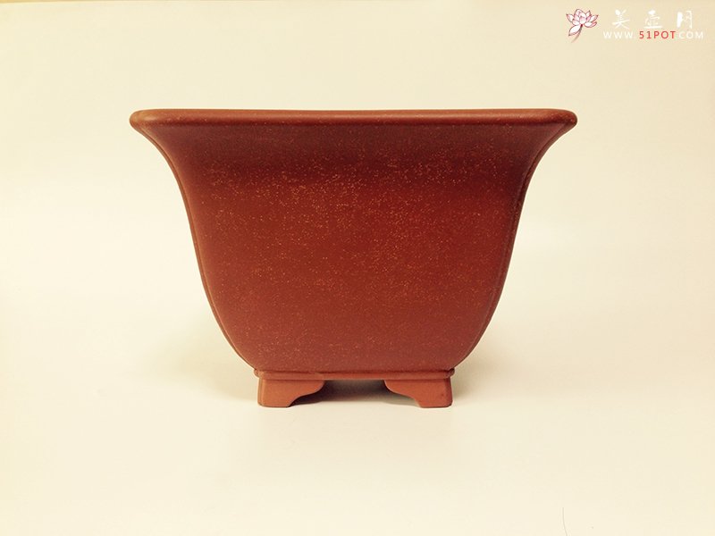 紫砂壶图片：四方抽角弓式 - 宜兴紫砂壶网