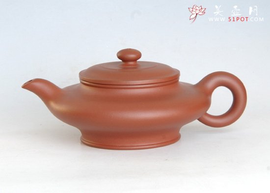 紫砂壶图片：虚扁 - 宜兴紫砂壶网