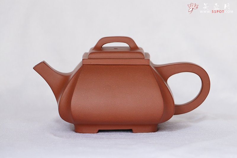 紫砂壶图片：抽角石瓢 - 宜兴紫砂壶网