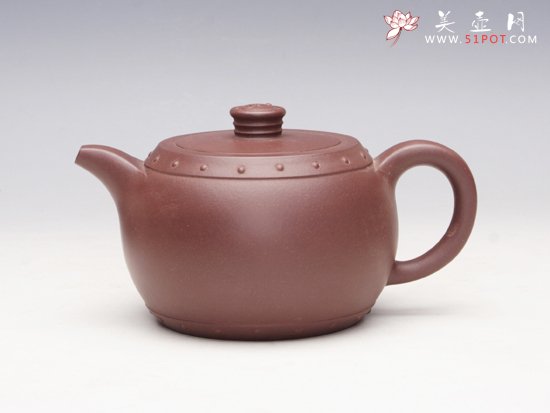 紫砂壶图片：太极鼓 - 宜兴紫砂壶网