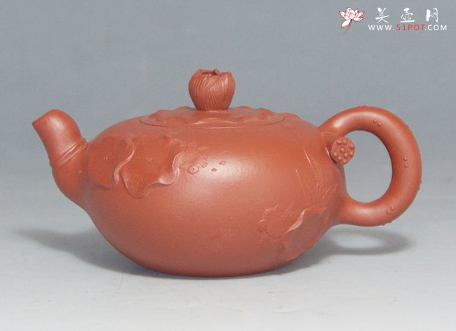 紫砂壶图片：荷趣 200CC - 宜兴紫砂壶网