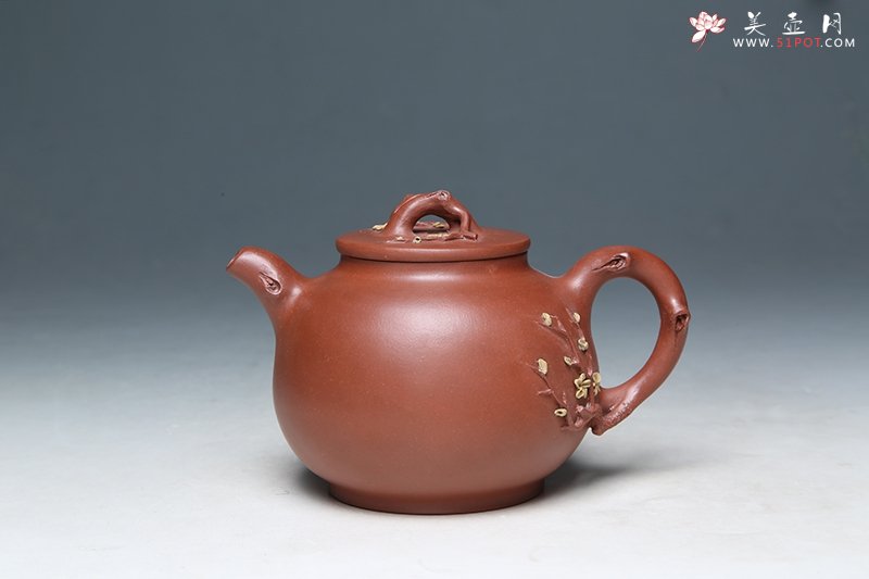 紫砂壶图片：咏梅 - 宜兴紫砂壶网