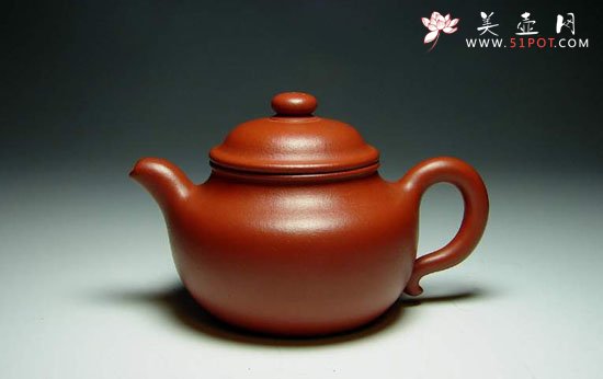 紫砂壶图片：大红袍 古莲子 - 宜兴紫砂壶网