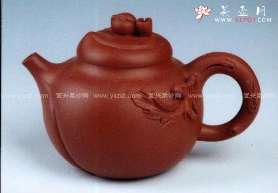 紫砂壶图片：桃韵 - 宜兴紫砂壶网