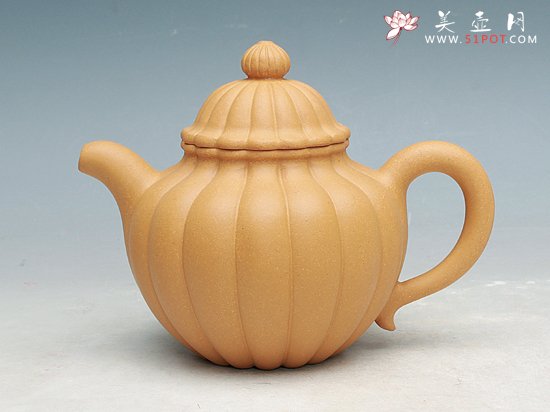 紫砂壶图片：菊瓣壶 - 宜兴紫砂壶网